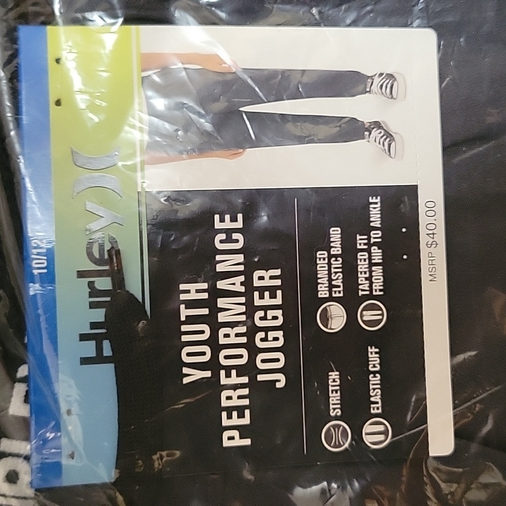 Hurley youth performance jogger 10/12